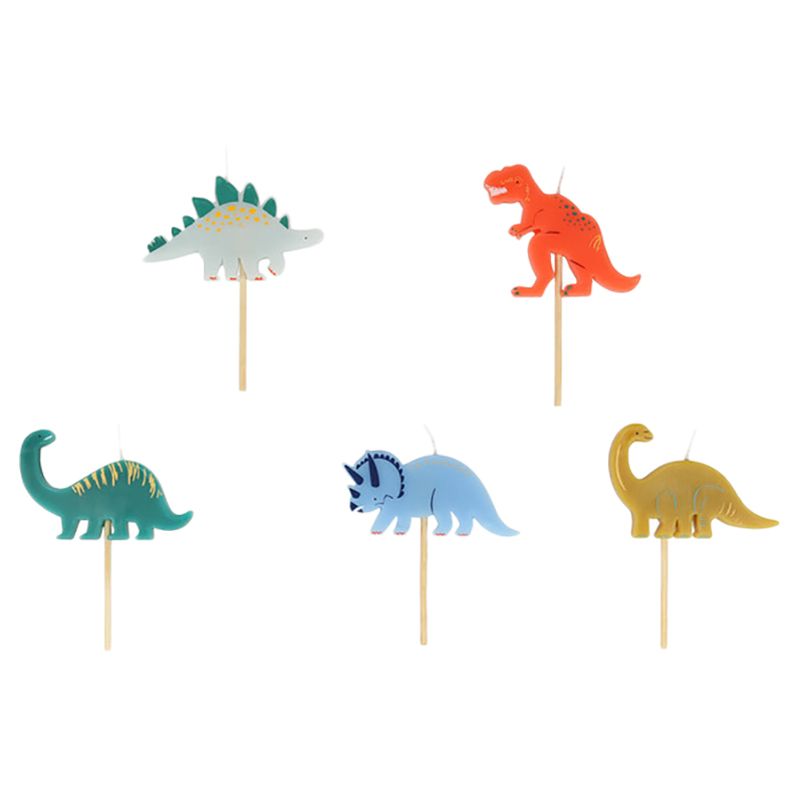 Meri Meri - Mini Dino Candles - 5pcs