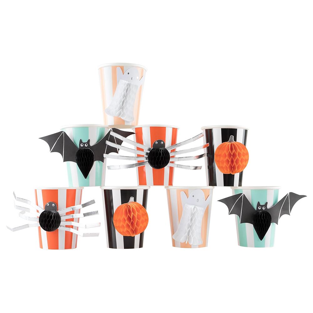 Meri Meri - Halloween Honeycomb Cups - 8pcs