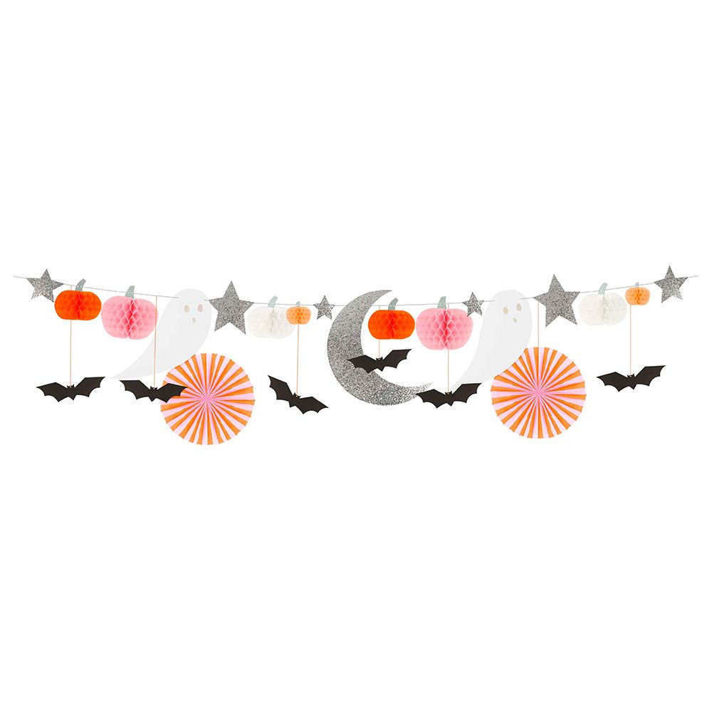 Meri Meri - Pastel Honeycomb Halloween Garland