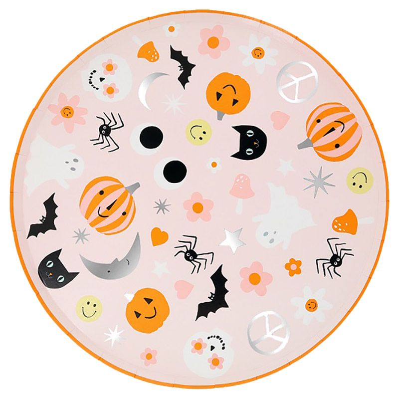 Meri Meri - Groovy Halloween Icon Dinner Plates - 8pcs