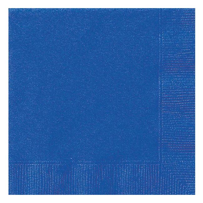 Unique - Luncheon Napkin Pack of 20 - Royal Blue