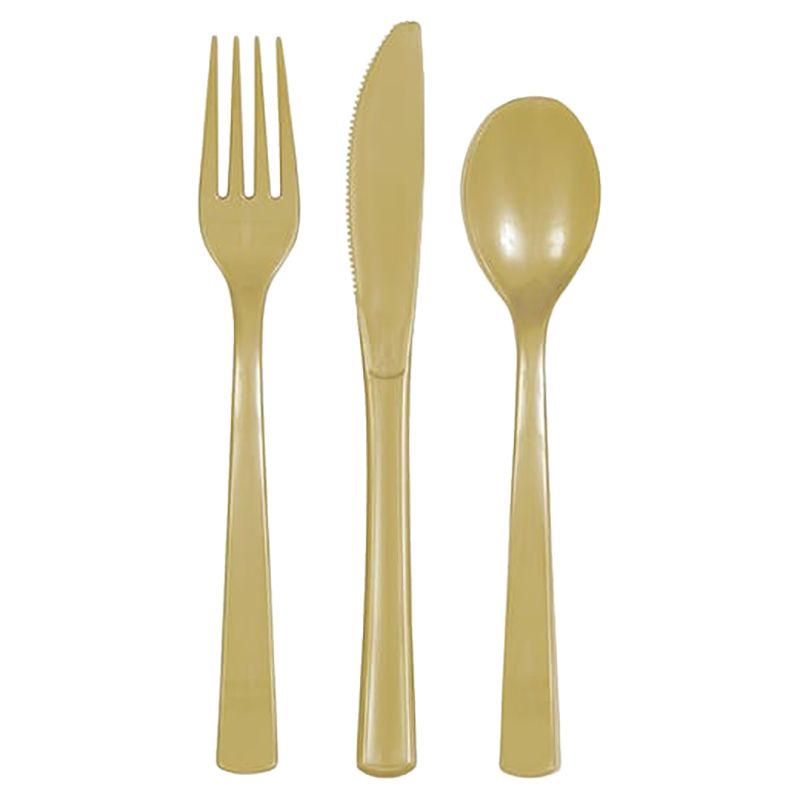 Unique - Cutlery Set - 18pcs - Gold