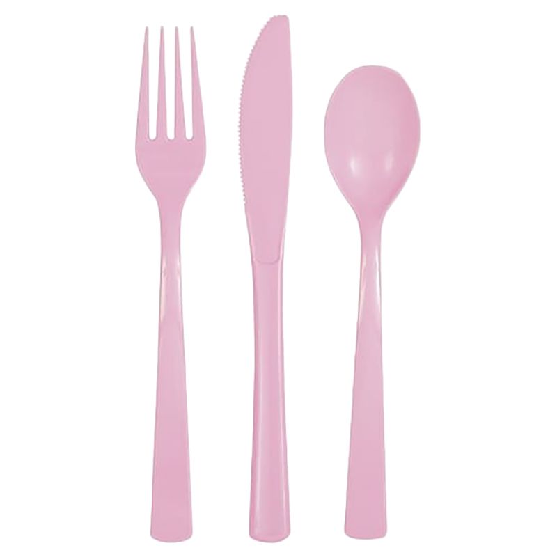 Unique - Cutlery Set - 18pcs - Lovely Pink