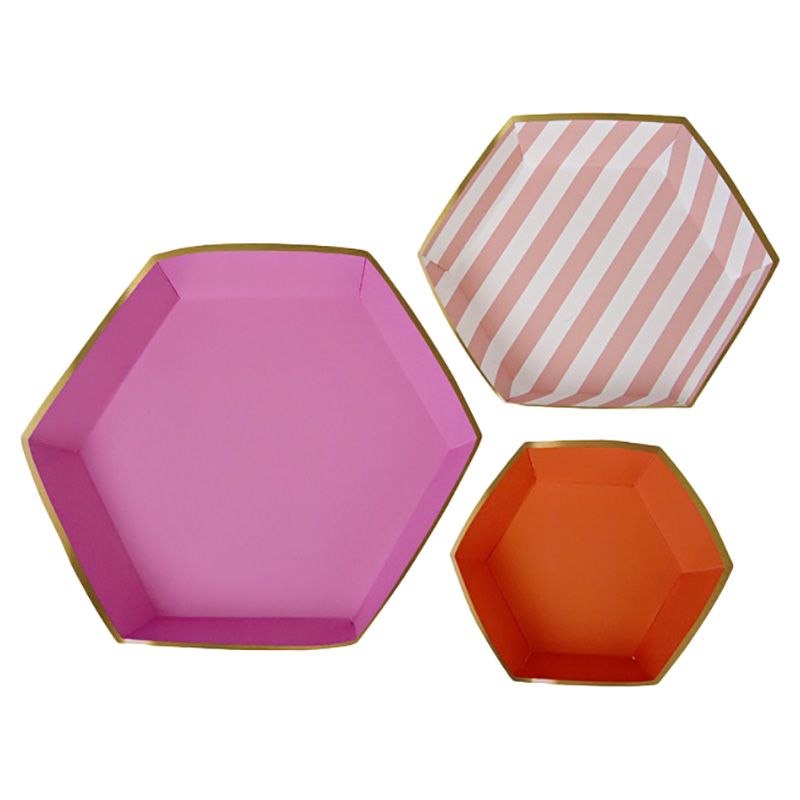 Meri Meri - Toot Sweet Pink Platter Set