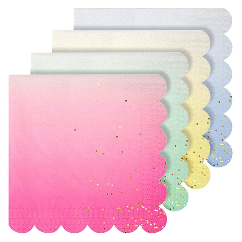 Meri Meri - Ombre Napkins Small Pack Of 16