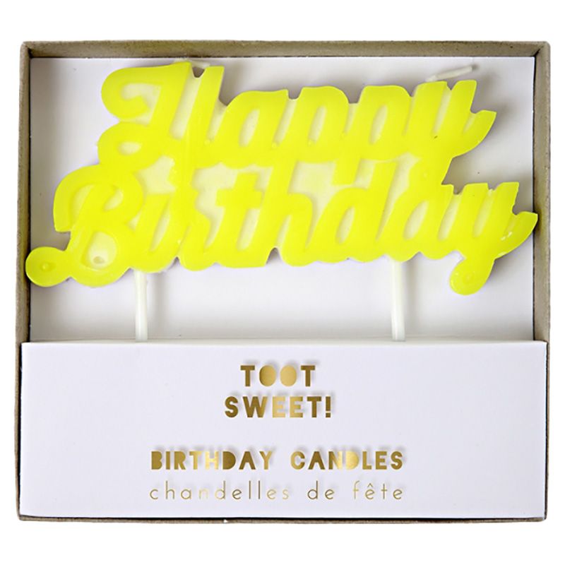 Meri Meri - Happy Birthday Candles