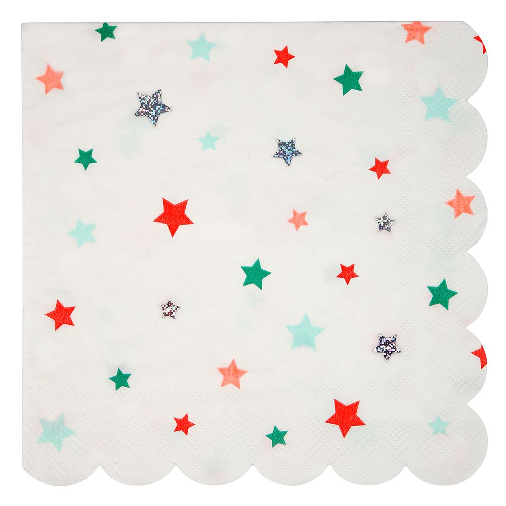 Meri Meri - Star Pattern Large Napkins