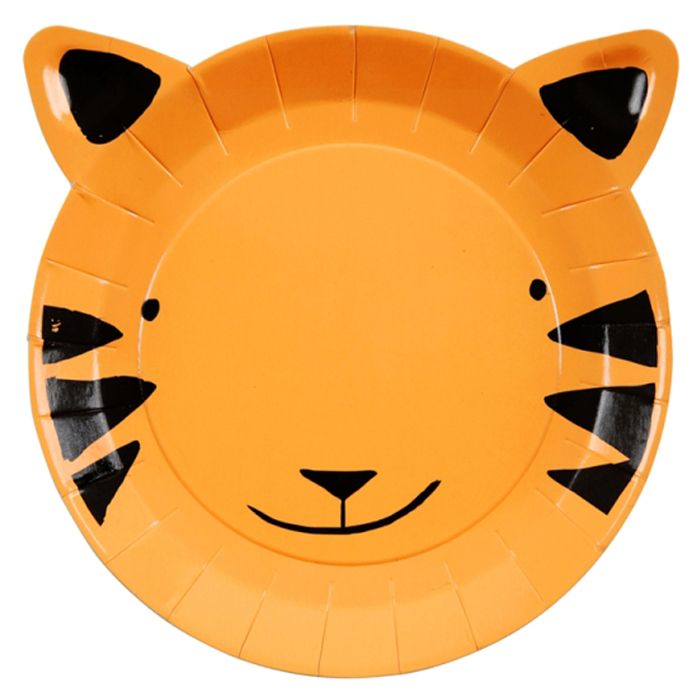 Meri Meri - Go Wild Small Tiger Plate