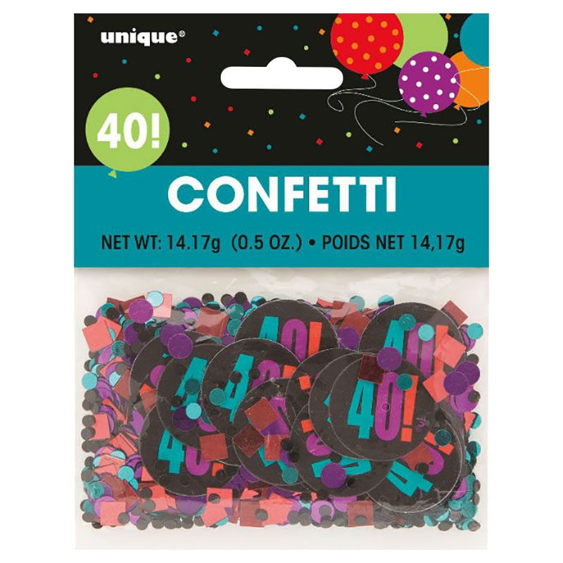 Unique - Birthday Confetti "40