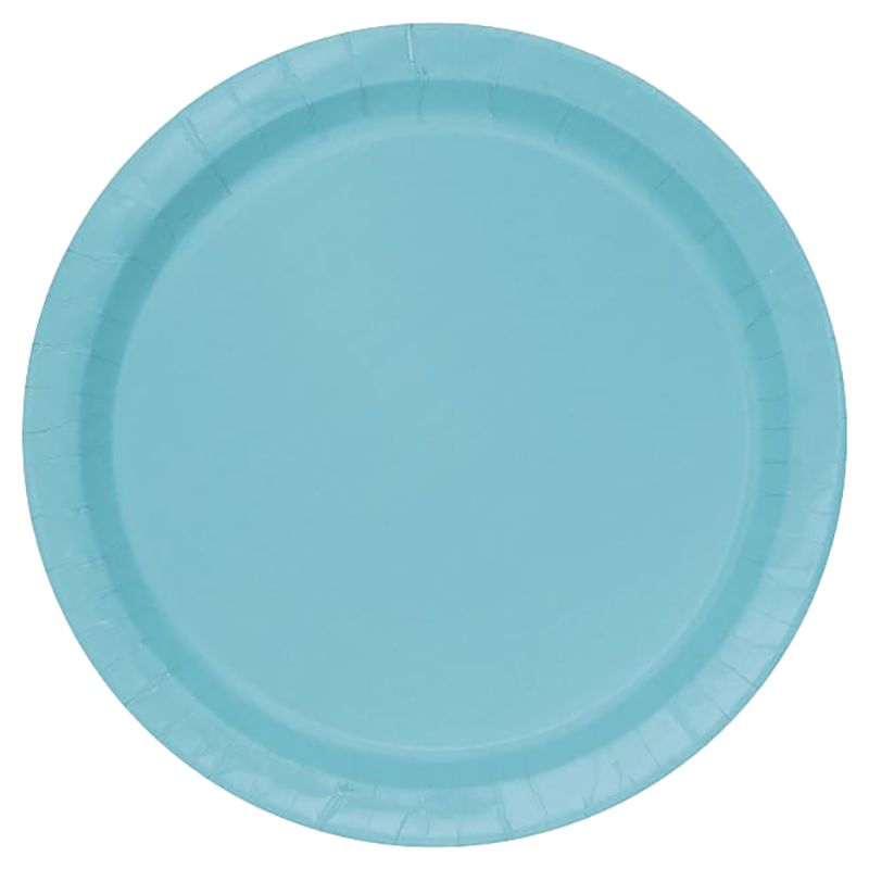 Unique - Terrific Teal Plate - Round - 16pcs