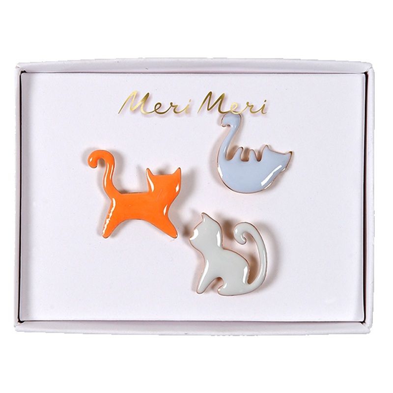 Meri Meri - Cat Enamel Pins