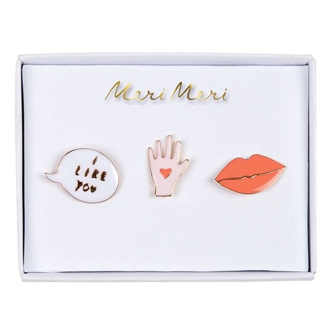 Meri Meri - Valentines Enamel Pins