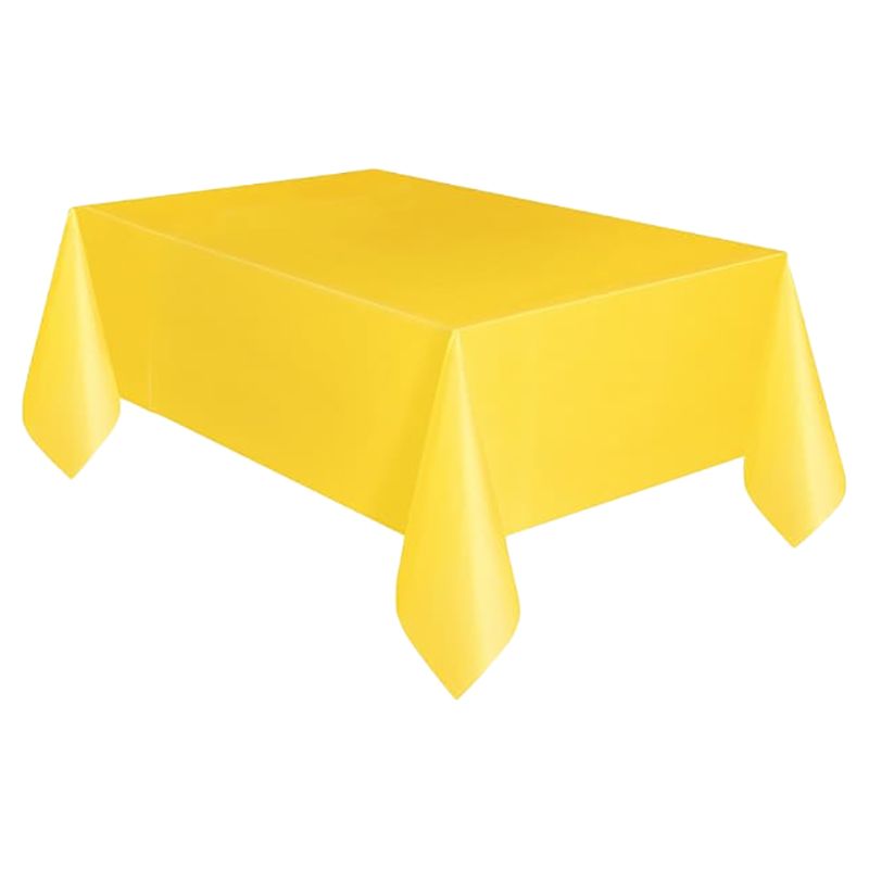 Unique - Sunflower Yellow Plastic Table Cover - Yellow