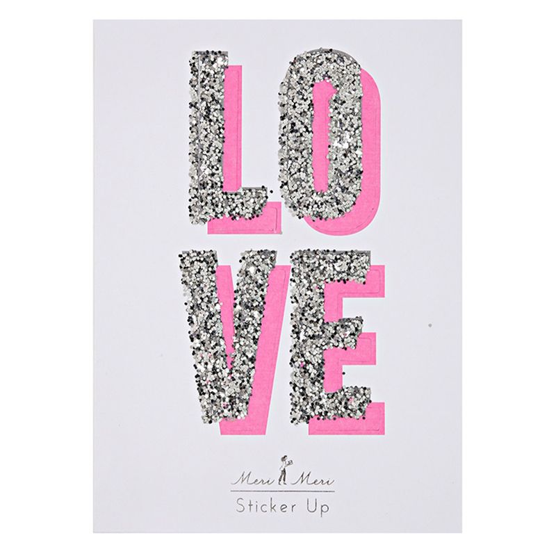 Meri Meri - Glitter Love Stickers