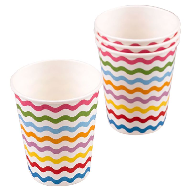 Neviti - Carnival Multi-coloured Waves Cups