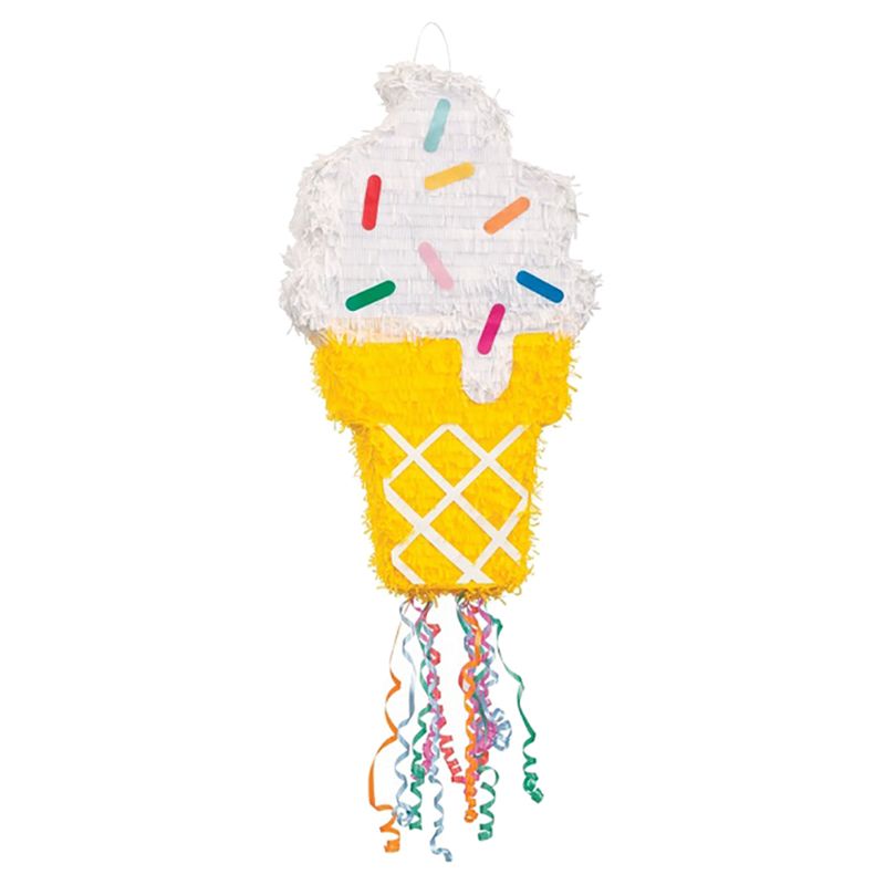 Unique - Ice Cream Cone Shape Drum Pinata