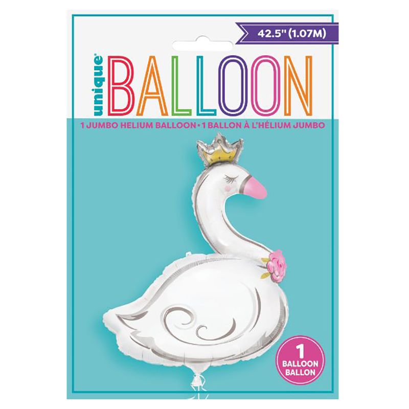 Unique - Swan Giant Foil Balloon