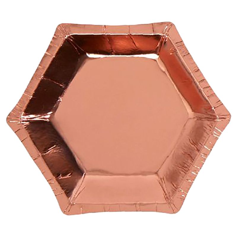 Neviti - Glitz & Glamour Rose Gold Foil Plate - Small