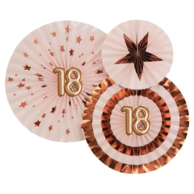 Neviti - Glitz & Glamour Pinwheels - Pink & Rose Gold - 18