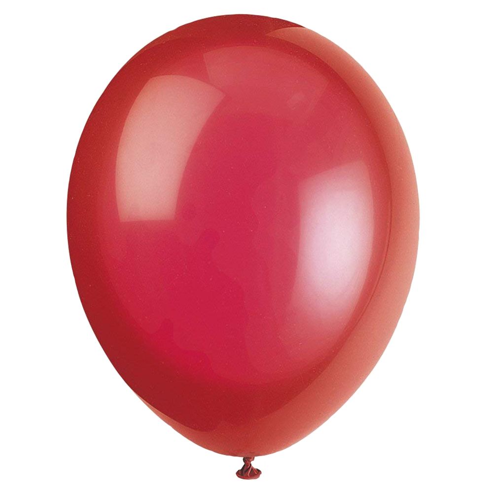 Unique - Balloon Pack of 10 - Red