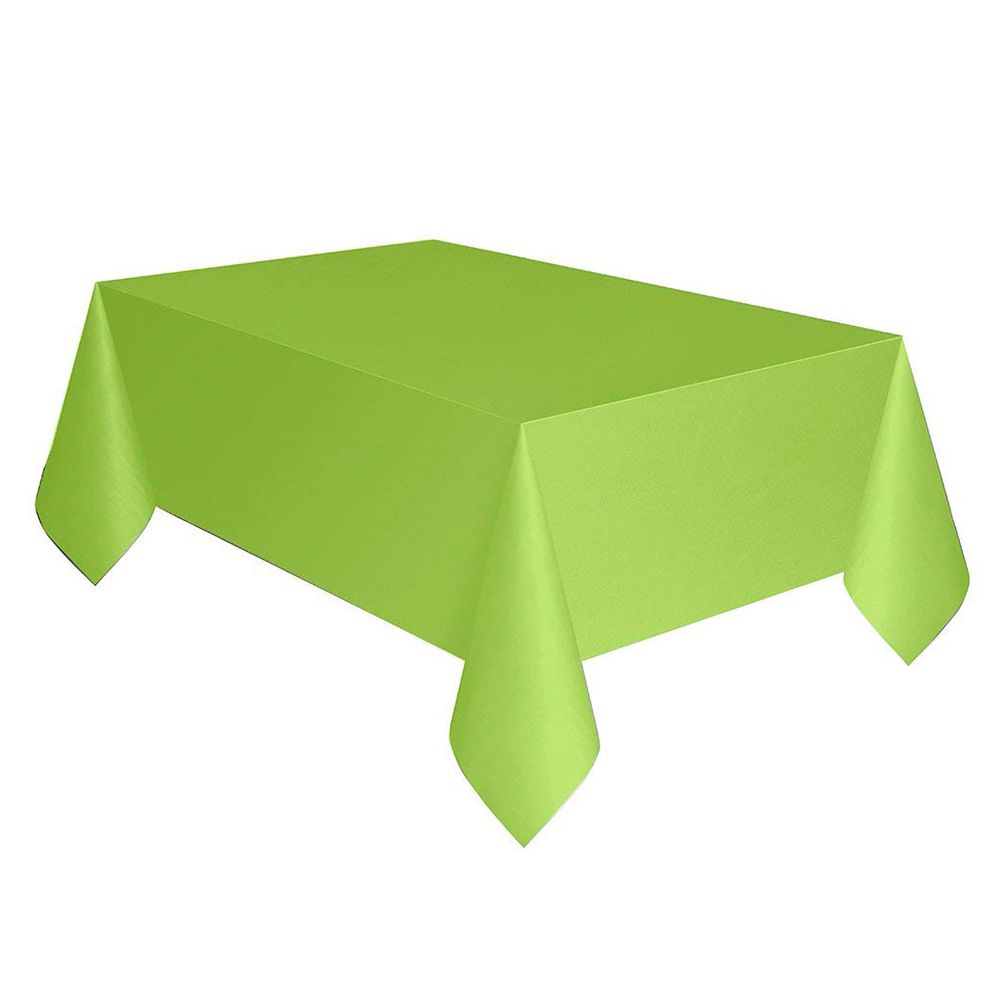 Unique - Plastic Table Cover - Neon Green