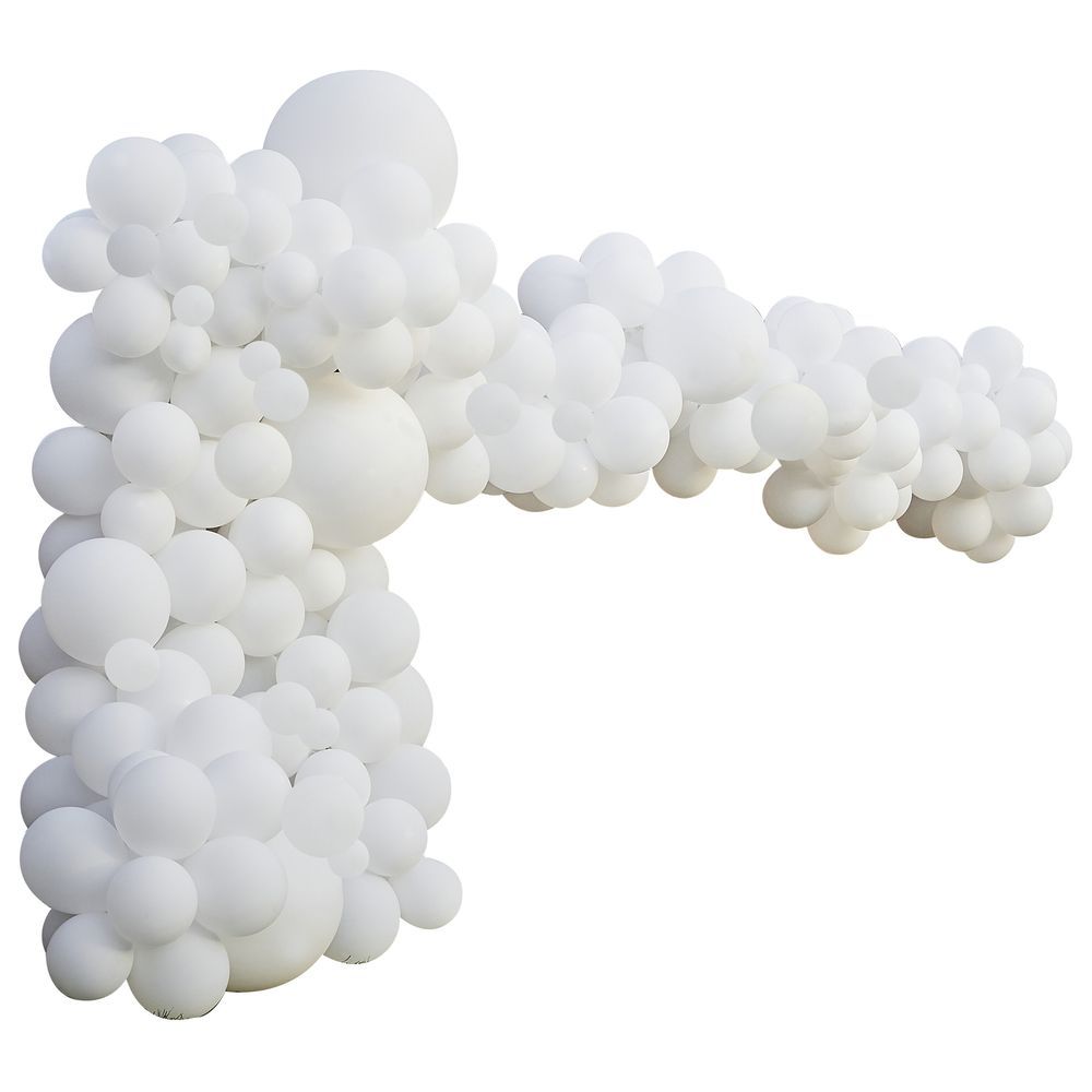 Ginger Ray - Luxe Balloon Arch Kit - White