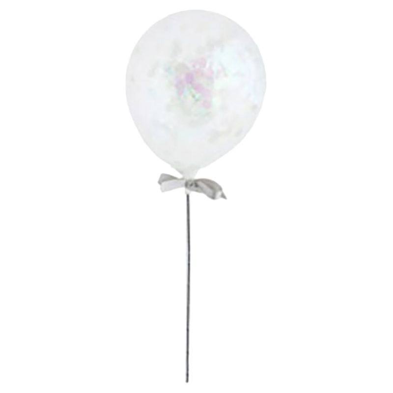 Party Camel - Iridescent Mini Confetti Balloon Wands - 5-Inch