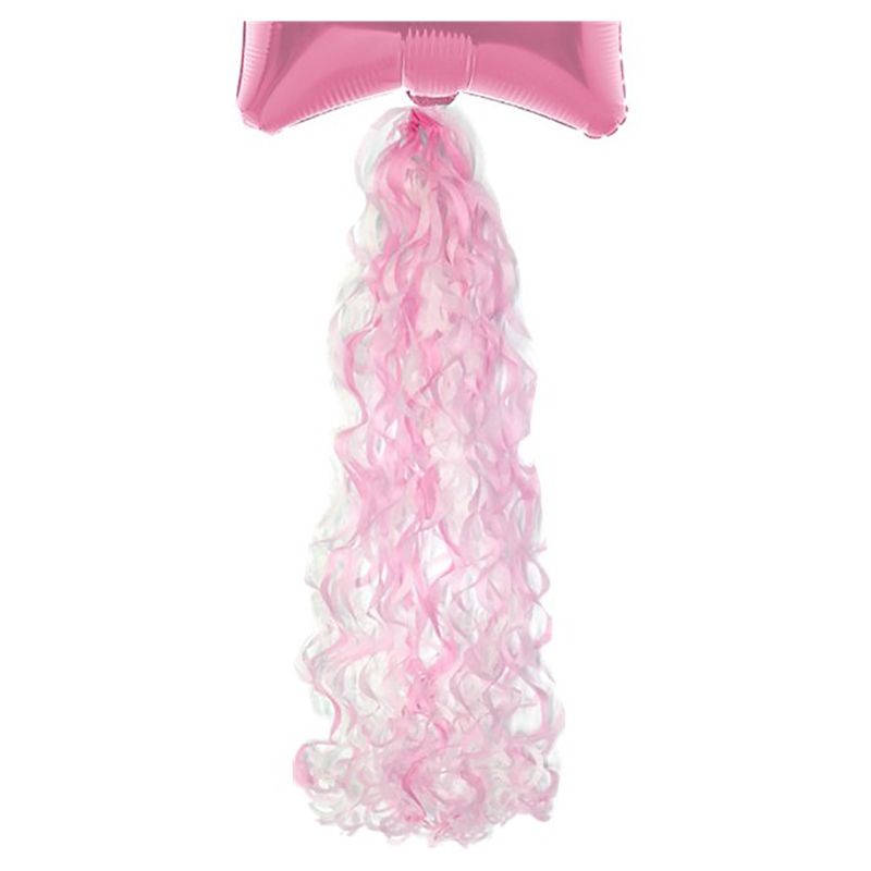 Party Camel - Twirls Pink Mix Balloon Tail