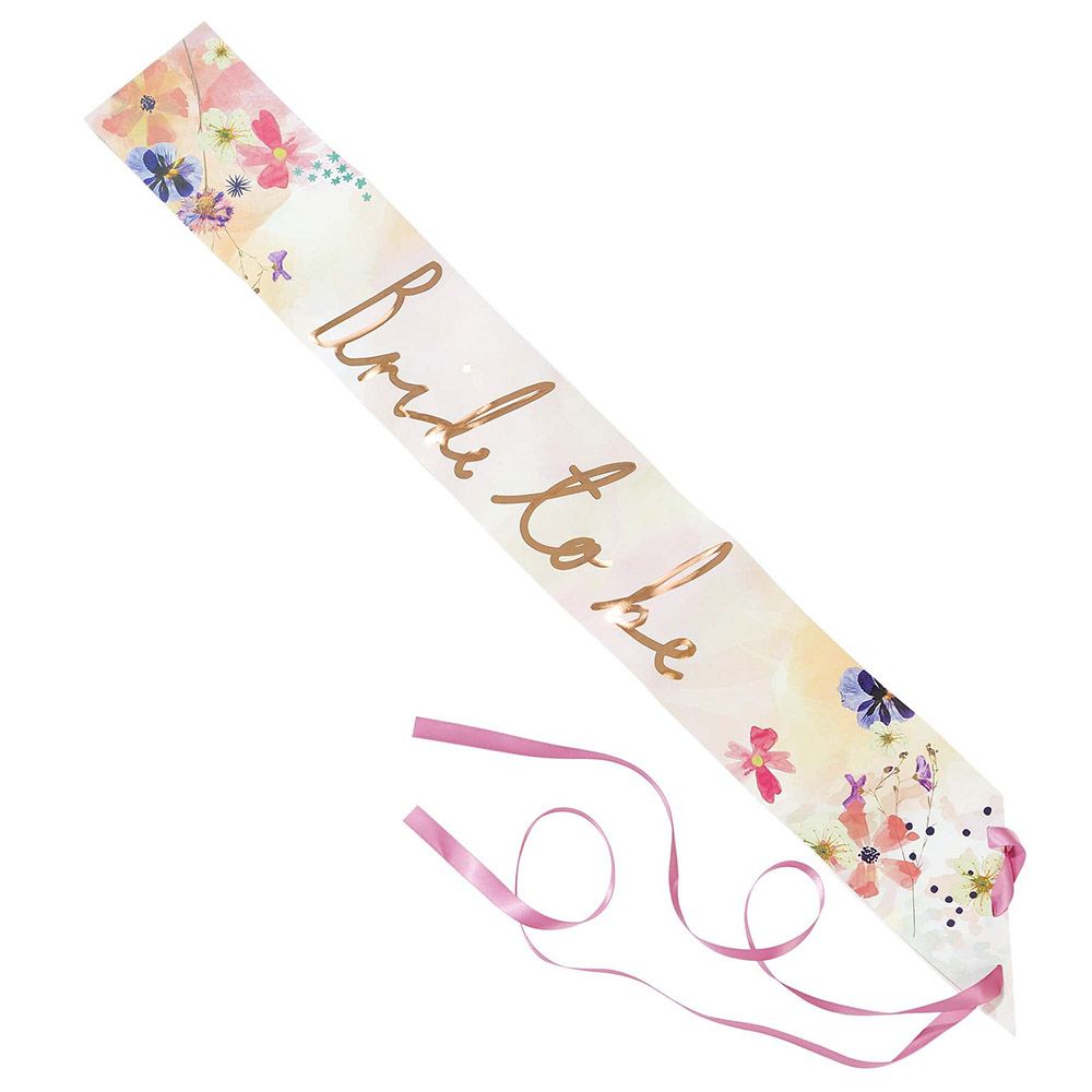 Talking Tables Blossom Girls Bride To Be Sash