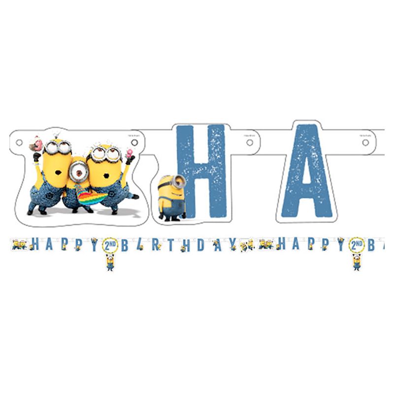 Party Camel - Minions Letter Banner