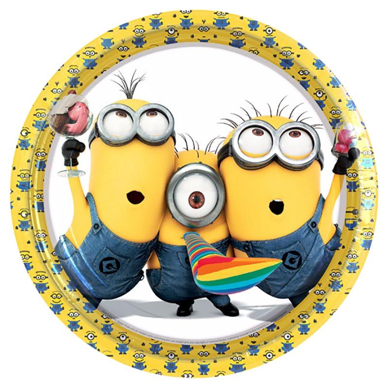 Party Camel - Minions Plates - 8pcs