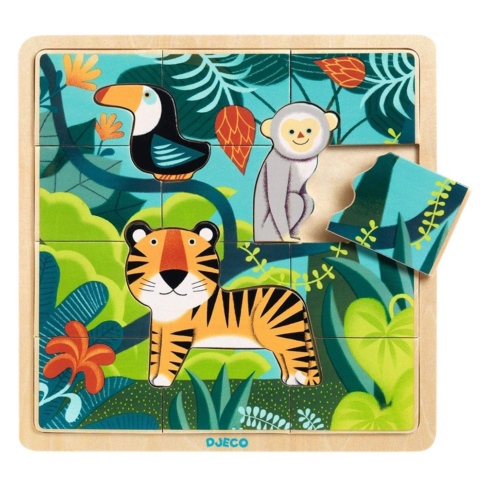 DJECO - Jungle Jigsaw Puzzle