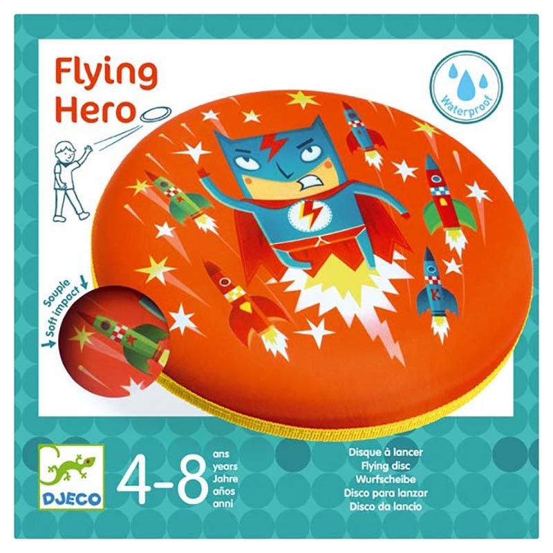 Djeco - Flying Disc -  Superhero