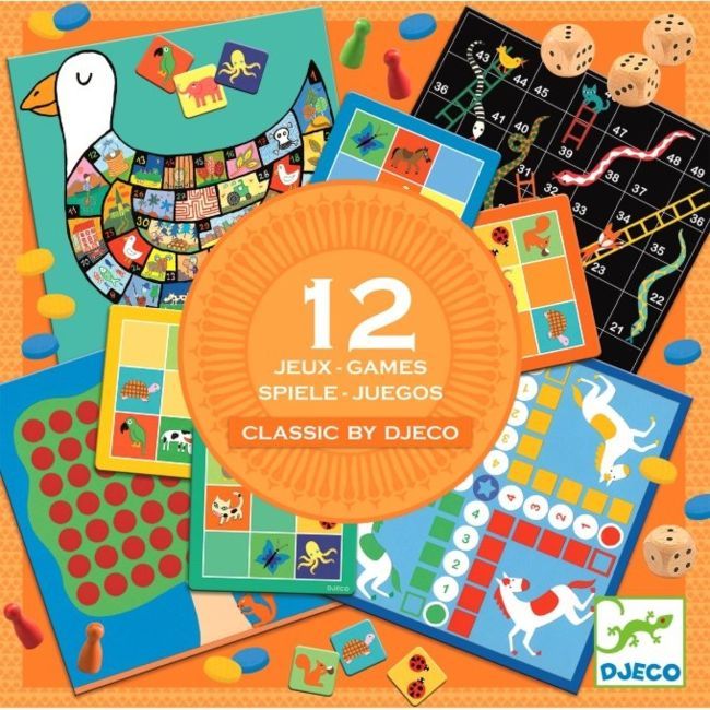 Djeco - Classic Box - Classic Games