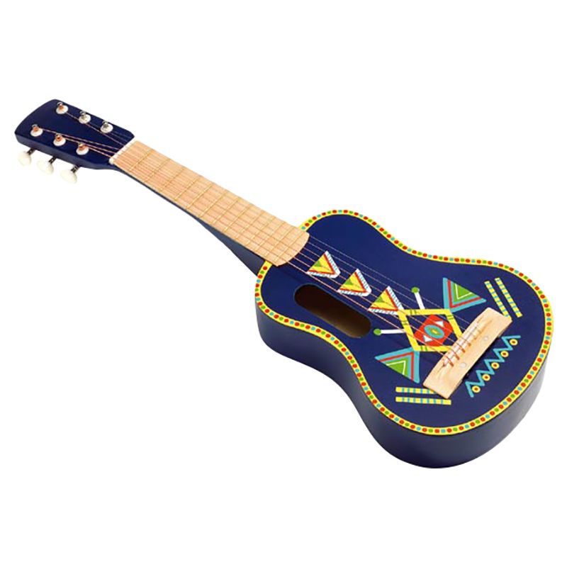 Djeco - Animambo Toy 6 Metallic Strings Guitar