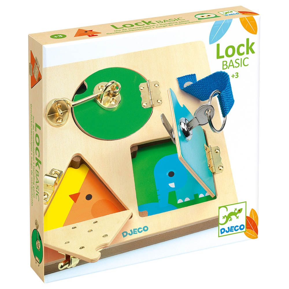 Djeco - Lock Basic Wooden Puzzle