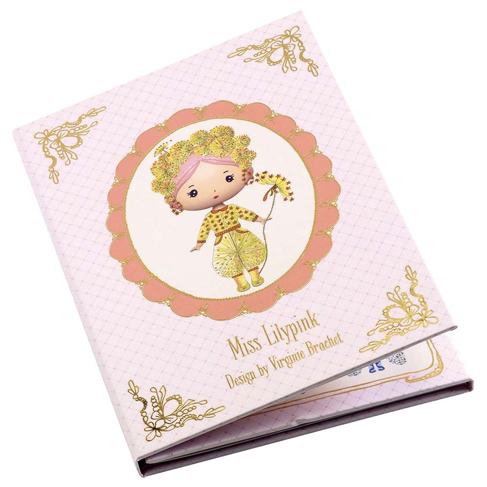 Djeco - Miss Lily Pink Tinyly R Stickers Set