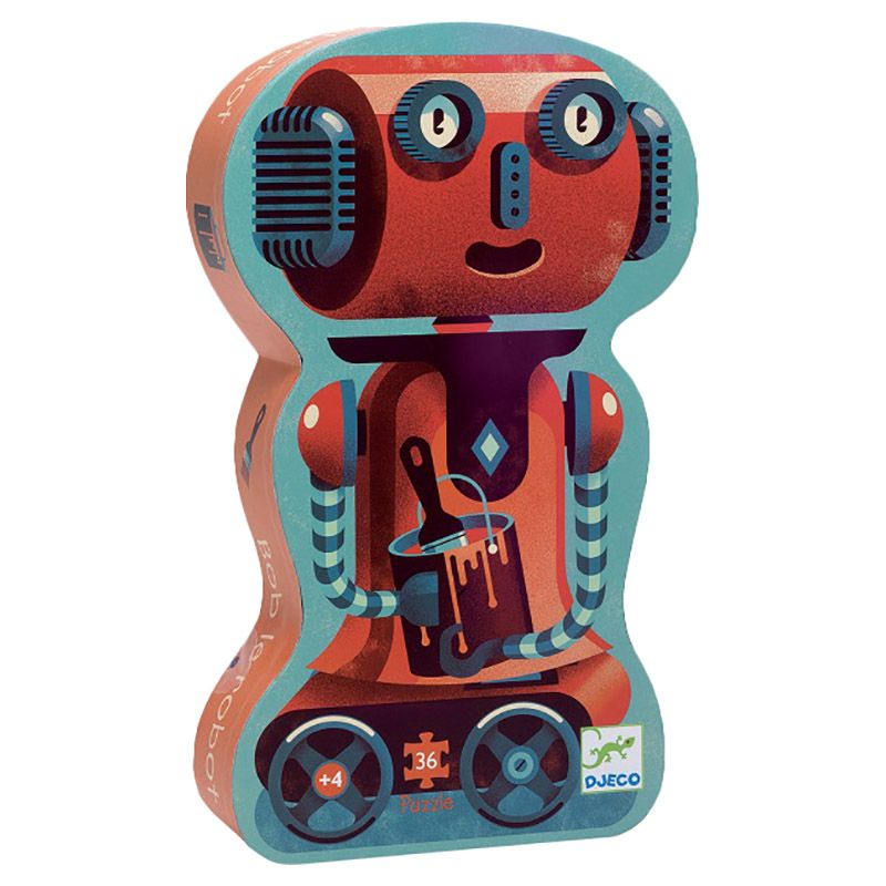 Djeco - Bob The Robot Silhouette Puzzle