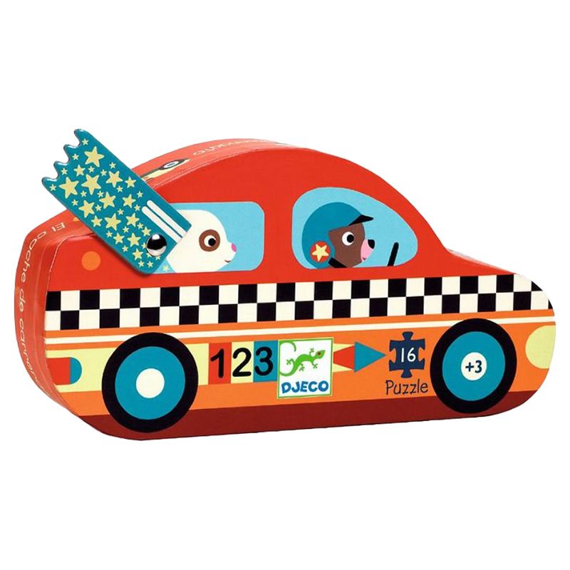 Djeco - The Racing Car Silhouette Puzzle