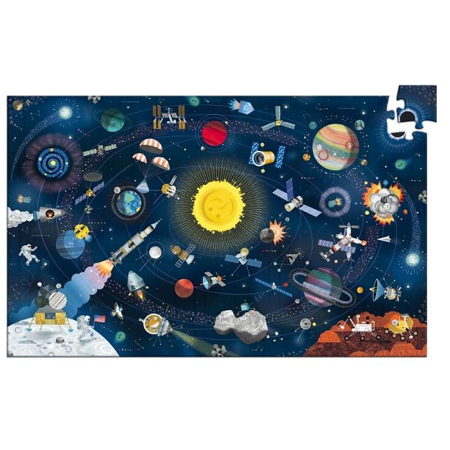 Djeco - The Space Observation Puzzles - 200pcs