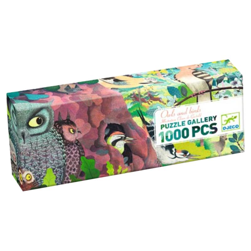 Djeco - Owls & Birds Puzzle Gallery - 1000pcs