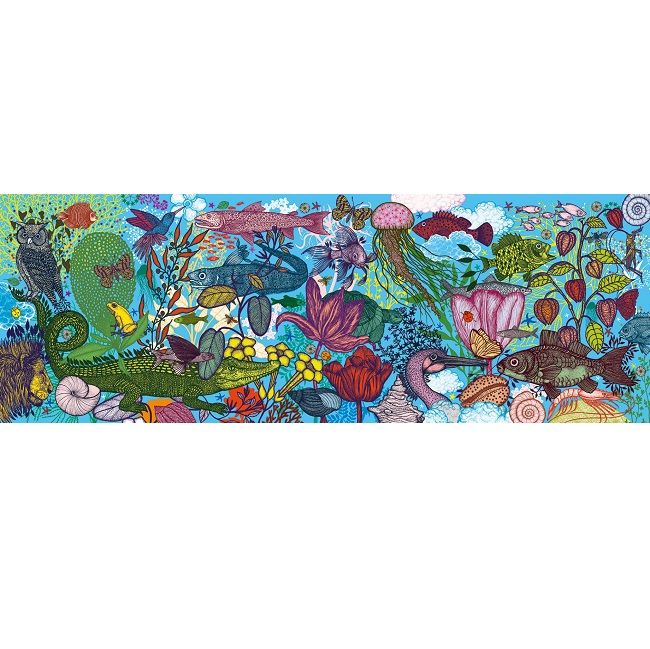 Djeco - Land And Sea Gallery Puzzles - 1000pcs