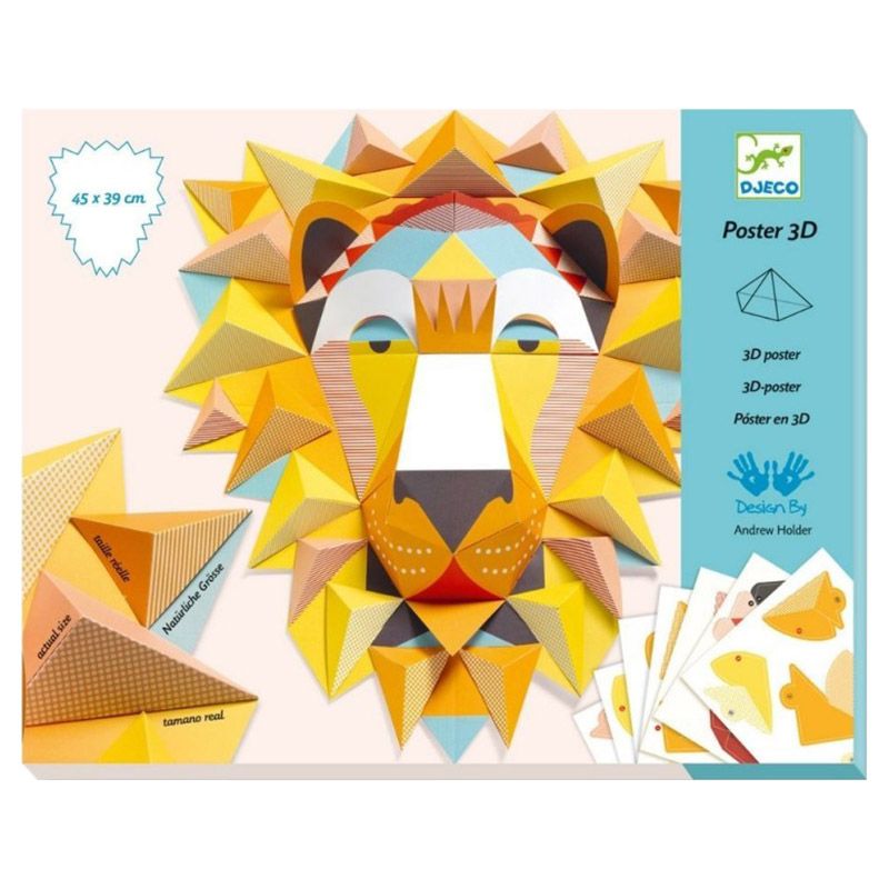 Djeco - The King 3D Poster Kit