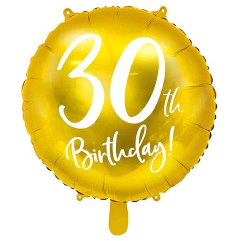 Party Deco - 30th Birthday Foil Balloons