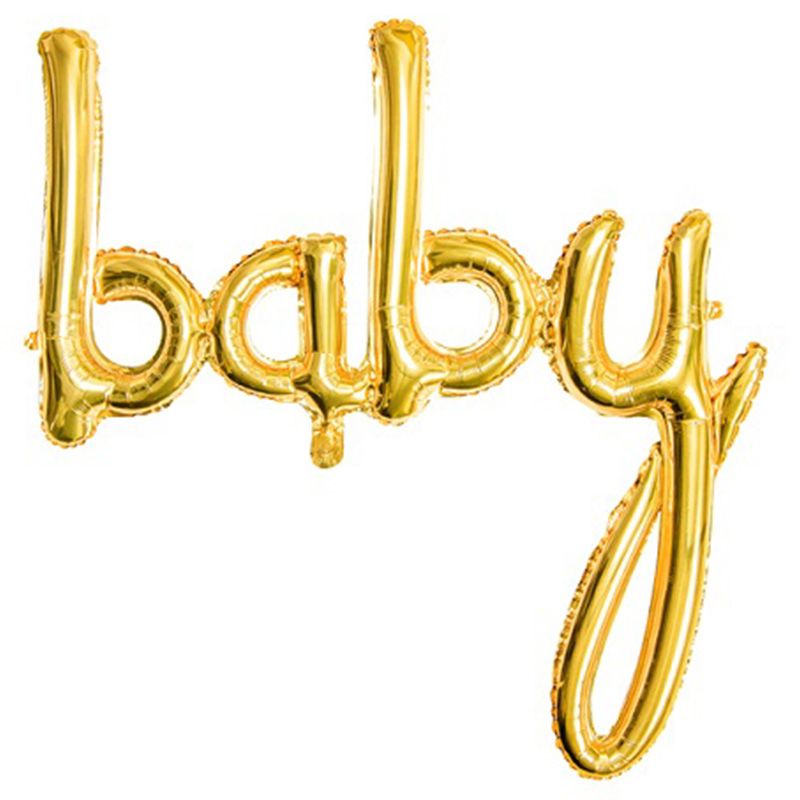 Party Deco - Foil Balloon Baby - Gold