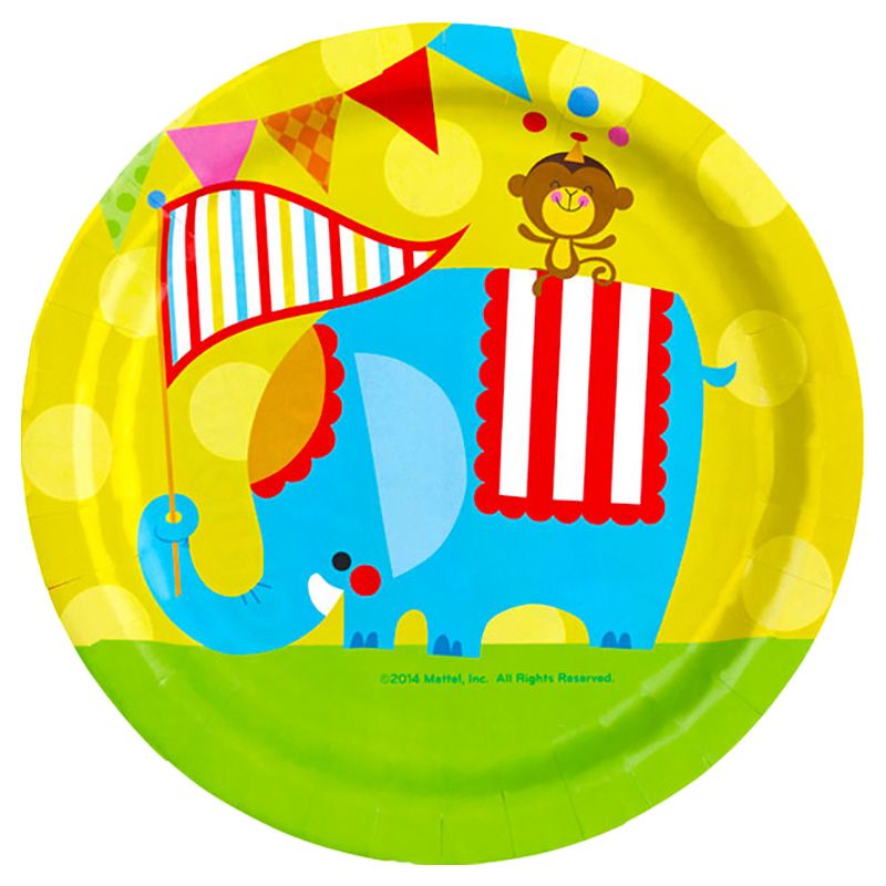 Party Camel - Circus Plates 23cm - 8pcs