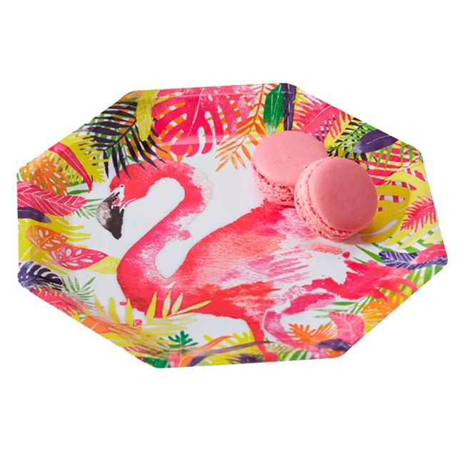 Ginger Ray - Flamingo Fun Paper Plates