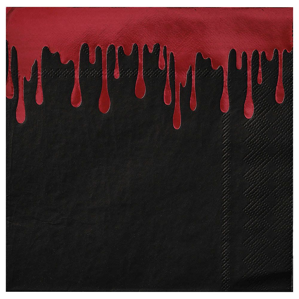 Ginger Ray - Blood Drip Napkins -16pcs