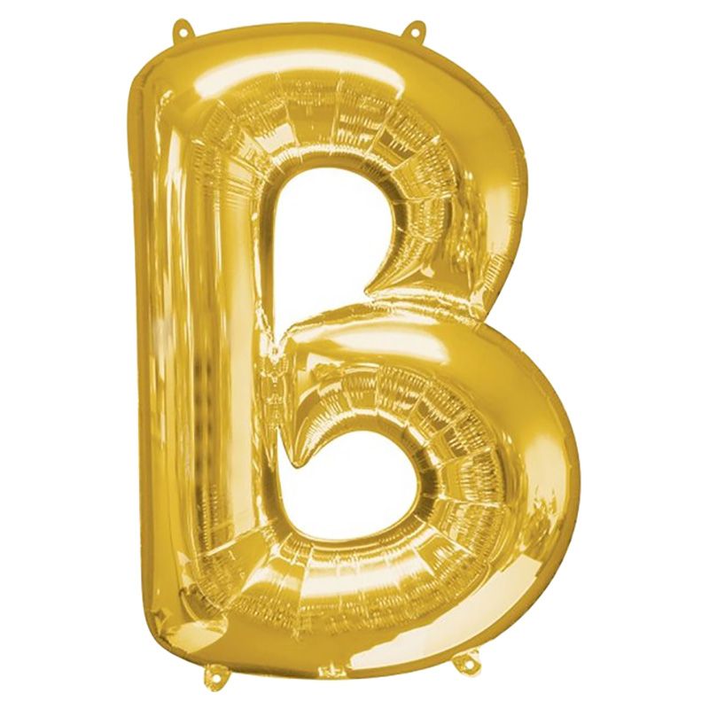 Amscan - 16" Gold Foil Letter B Balloon