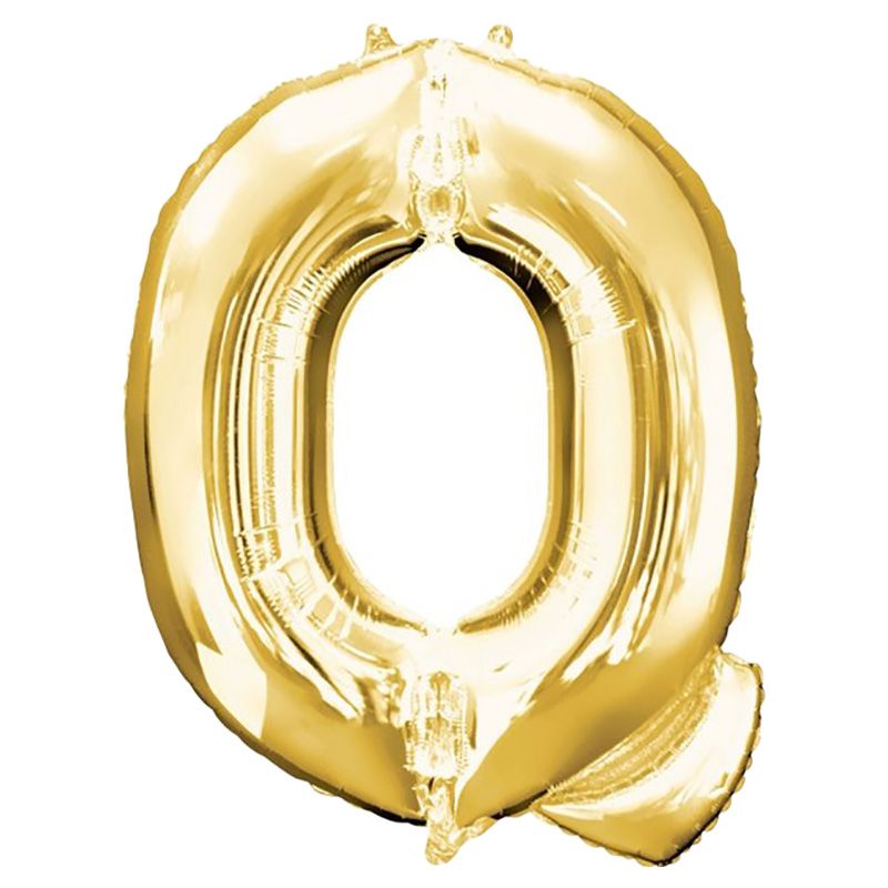 Amscan - 16" Gold Foil Letter Q Balloon